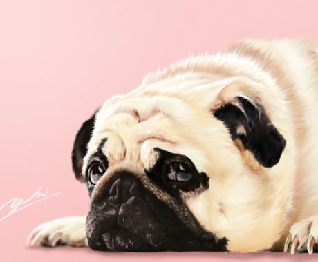 想いを乗せたイラストを描きます 飼い主さまの愛情をヒアリングし、イラストに生かします。 イメージ1