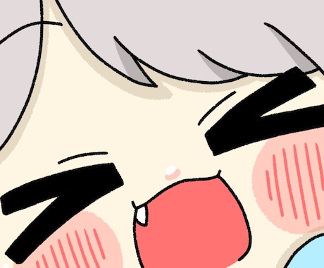Twitchで使えるドアップスタンプでございます 自分のキャラのドアップ笑顔で見た人も笑顔になっちゃう…かも？ イメージ2