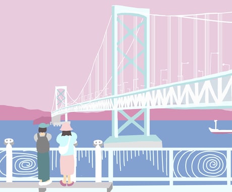 世界観のあるやさしい風景イラスト制作します 書籍・WEB・グッズなどに使えるイラストを丁寧に制作します。 イメージ2