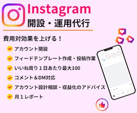 Instagram本気で運用代行します インスタ運用★実績あるプロに丸投げでOK！ イメージ1