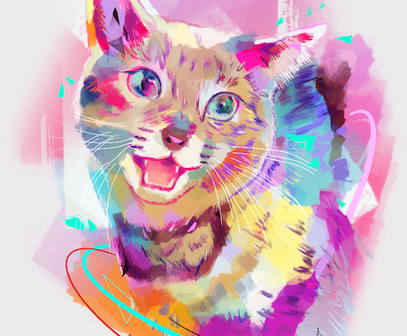 カラフルで個性的なあなたのためのイラスト作成します カラフルで個性的な世界観が好きな方へ イメージ2