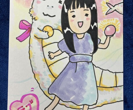 あなたの守護龍を描きます 写真から魂を感じ取り、龍とあなたのご縁を“見える形”に イメージ1