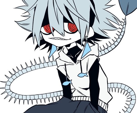 デジタルでミニキャラを描きます パキッとした雰囲気が特徴です！ イメージ1