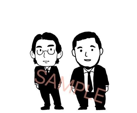 可愛いデフォルメ！した全身イラスト！を描きます 全身イラストでも顔だけでも！デジタルで作業を行なっています。 イメージ2