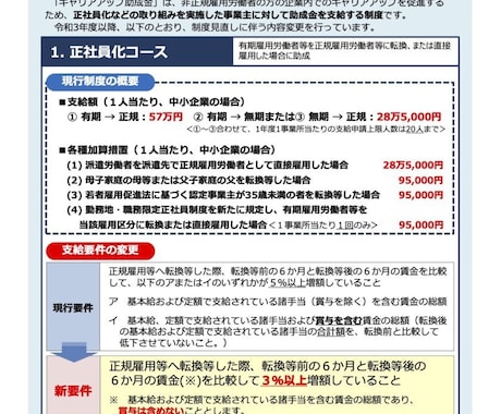 助成金の申請要件に併せた就業規則等を作成いたします 個人・法人問わず助成金申請に特化した社労士が作成します！ イメージ1