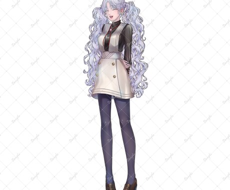 完成品！表情10種のツインテの女の子販売してます 完成品なのですぐお渡し可能です！ イメージ2