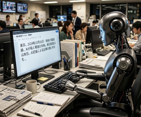 あなた専用！「なりきりニュースAI」を制作します あのキャラがニュースを届ける！あなただけのAIを制作。 イメージ1