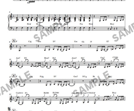 主旋律（メロディー）を、耳コピで楽譜作成します 欲しい楽譜が無い方、絶対音感持ちにお任せください！ イメージ2
