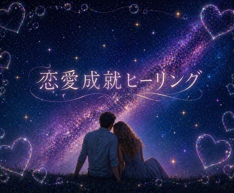期間限定✨恋愛成就ヒーリングで縁結びサポートします (24時間)恋愛の流れを動かすヒーリングでサポートします イメージ1