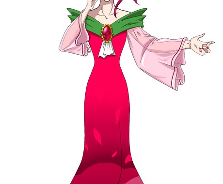躍動感のあるキャラクターイラストを描きます 魅力的溢れるオリジナルキャラクターを描きます イメージ1