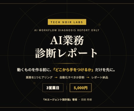 あなたの仕事をAIエージェント化すべきか診断します 最初の1つを、レポートで特定します。 イメージ1