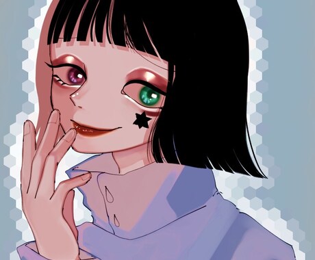 SNSのアイコンをお探しの方！イラスト描きます 可愛い女の子のアイコンでSNSを華やかに！ イメージ2
