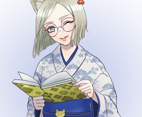 腰から上の美男美女をお描きします 動画サムネやヘッダーに使いやすいイラストをお描きします イメージ2