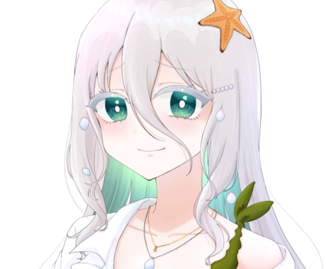 顔アップ（肩まで）のイラストを描きます やわらかい雰囲気のイラストが得意です。 イメージ2