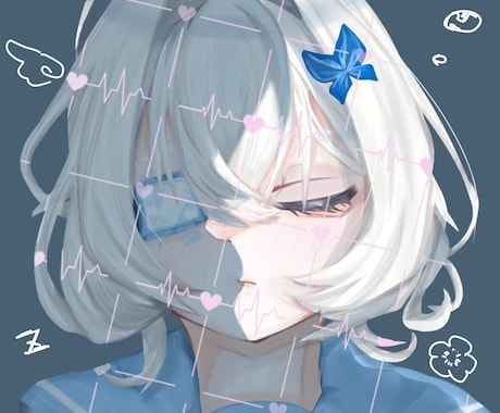 即日納期可能イラスト依頼受けます かわいい女の子を早い時間でお届けいたします イメージ1