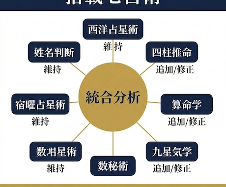 7つの占術を一括鑑定するツールを販売します 1入力で7占術を鑑定、本格PDFをその場で出力 イメージ2