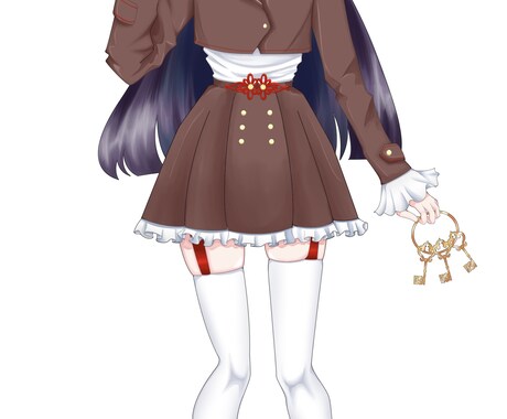 立ち絵、キャラクターデザインします IRIAM、配信用、TRPG用立ち絵制作 イメージ2
