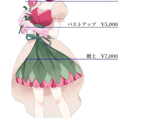 かわいいイラスト描きます かわいいSNS用アイコン、立ち絵等幅広くイラスト描きます イメージ2