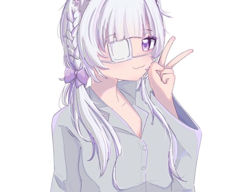 サムネ等で使える立ち絵を描きます 配信者さん等が使える立ち絵を透過素材として提供します イメージ1
