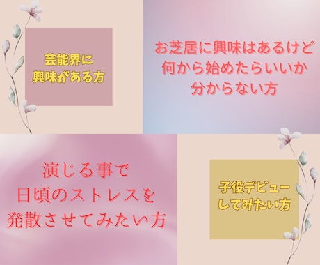 演技レッスン/現役講師がマンツーマン指導します 楽しく！分かりやすく！俳優育成養成所レベルのレッスンをします イメージ2
