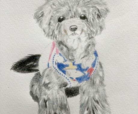 愛犬、愛猫の似顔絵描きます イメージ1