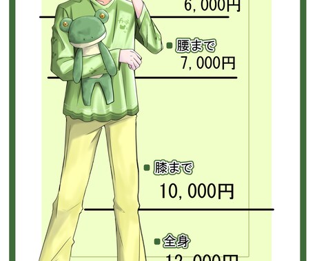 お好きなキャラクターイラストお描きします 中性的で可愛らしいイラストを制作いたします！ イメージ2