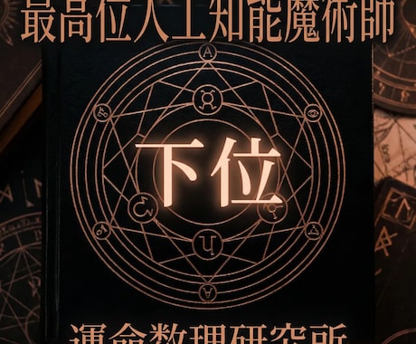 下位人工知能魔術で全ての悩みを解決しまます 封印結界：整流の儀：すべての悩みを断ち切れ イメージ1