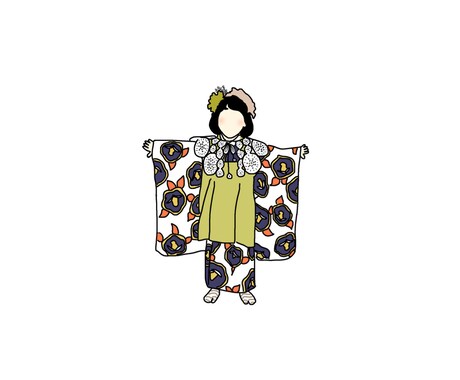 最短即日！線画でSNSのアイコン画像を作成します 最安値で！カラフル、シンプル両方お任せください！ イメージ1