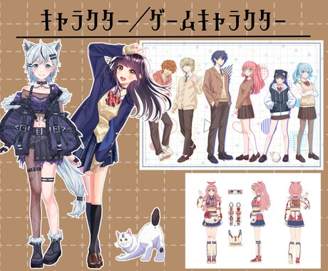 イラスト制作します ❀本の表紙やキャラデザ・SDキャラ・イラスト・アイコンなど イメージ2