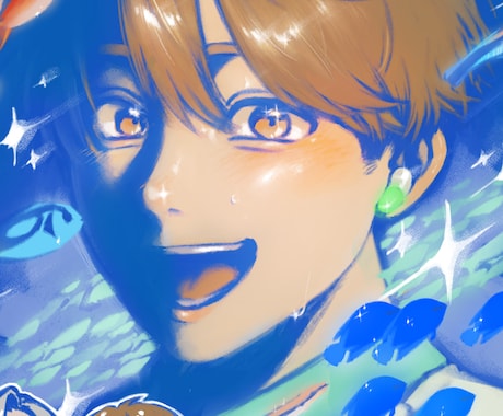 商用利用OK！綺麗系、ポップ、なんでも描きます 【先着3名限定価格】SNS用イラストが欲しいけど、金欠な方へ イメージ2