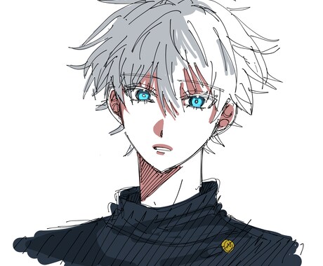 SNS等のアイコンお描きします 線画をしません、画像参照して頂けると助かります。 イメージ2