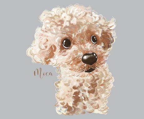 ふんわりやさしいタッチで似顔絵をお描きします 愛犬・愛猫のアイコン、プレゼント用にも！商用利用可⭐︎ イメージ2