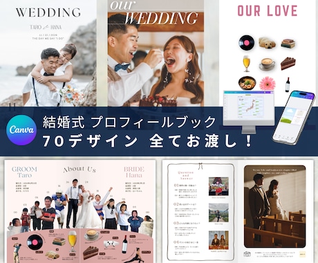 ７０種 全ページ納品！プロフィールブックを作れます イメージ1