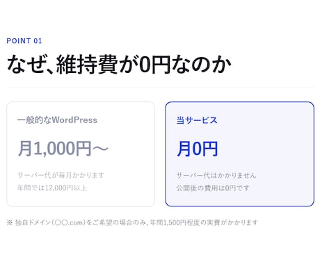 維持費0円｜飲食店ホームページを1ページで作ります 維持費0円・最短3日。スマホで見やすい1ページHP イメージ2