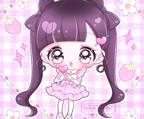 ゆめかわ♡ミニキャライラスト制作します イメージ1