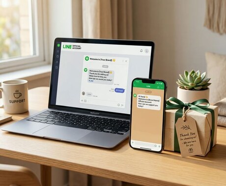 LINE構築伴走します 自分ブランドの「おもてなし動線」を一緒に再現 イメージ1