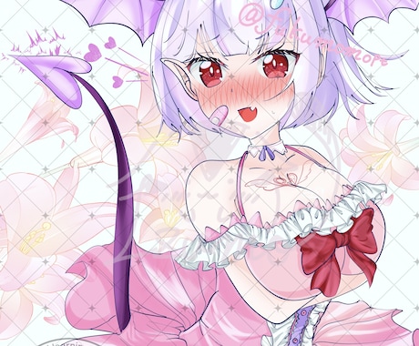 あなたの想い描く可愛い子私の気持ちも乗せて描きます お胸の大きい人が好きです、私のその気持ちも表現したいです イメージ1
