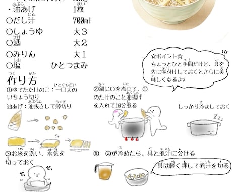 お料理教室で使うレシピの作成承ります 教室のコンセプトに合わせてデザインします イメージ2