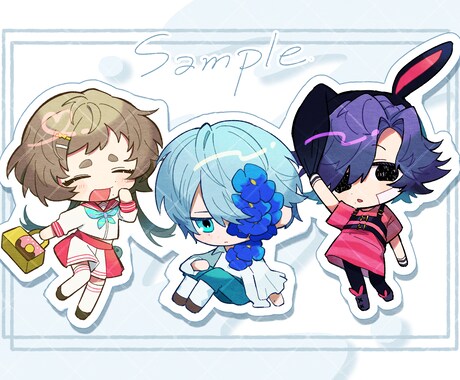 ミニキャラ制作いたします 幅広くご使用いただけるミニキャラを制作いたします！ イメージ2