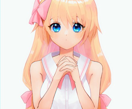美少女イラストを描きます お目々がキラキラな貴方だけの可愛い女の子を描きます! イメージ1