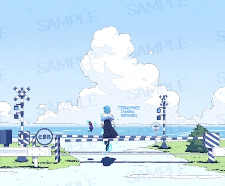 一枚絵制作します 商用利用込み/リテイク何度でも◎ イメージ2