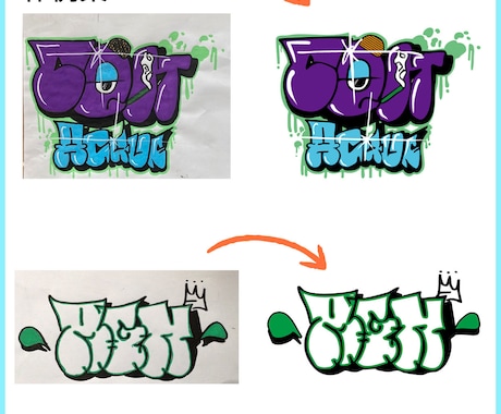 手書きイラスト、文字、データ化致します 手書きイラスト、文字をデータ化して保存しませんか？ イメージ2