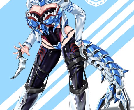 一枚絵やキャラデザお受けします あなたの考える可愛い女性やカッコいい女性を形にします イメージ2