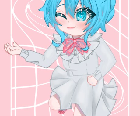 可愛いイラスト制作します 目の引くイラスト制作しますサムネイルなど！！ イメージ2