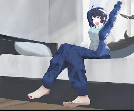 配信者様向けにイラストを制作いたします 1枚絵キャラデザなども承ります イメージ1