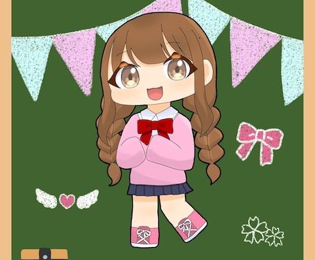 ミニキャライラスト描きます 商用⭕️スタンプ用、動画、SNSなどにご利用いただけます イメージ1