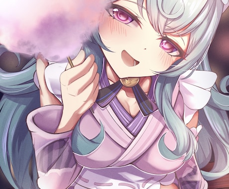 目を惹く！可愛い女の子のイラストを描きます アイコンや立ち絵、サムネイルなど多数用途に◎ イメージ1