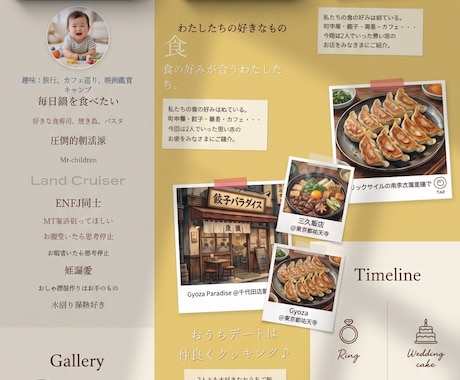 次世代プロフィールブックをお作りします 高齢ゲストも安心。かつ動きのあるWEBで驚きの演出を イメージ1