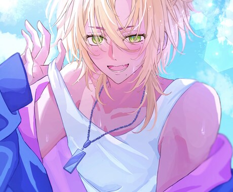 サムネイルやMVイラスト等を作成します サムネイル、立ち絵、1枚絵、MVイラストやグッズイラスト等 イメージ1