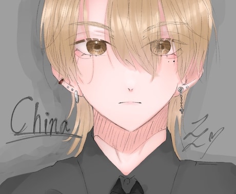 中国マフィア風なイラストも描いてます 自作発言しない限りは、お好きにご使用ください。 イメージ1